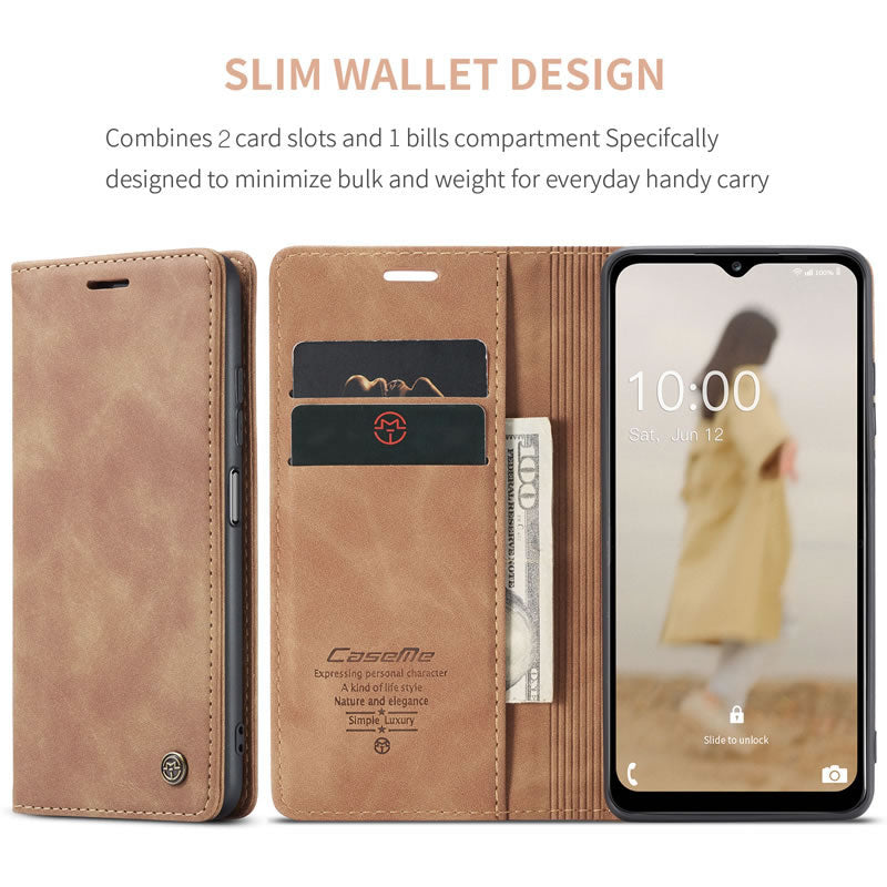 CaseMe Samsung A14 Flip Wallet Case