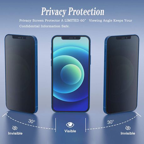 iPhone 13 Pro Max Privacy / Anti Spy Tempered Glass