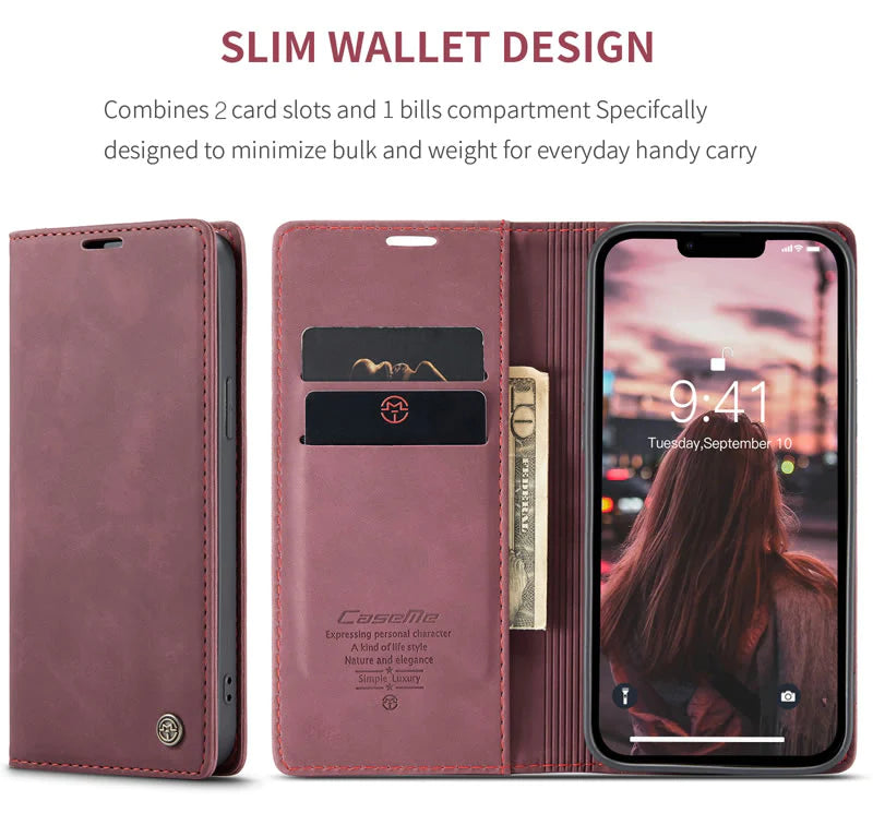 CaseMe iPhone 14 Plus Flip Wallet