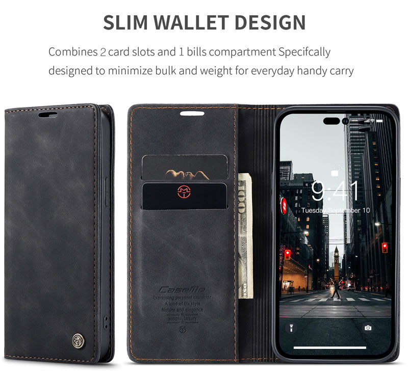 CaseMe iPhone 14 Pro Flip Wallet