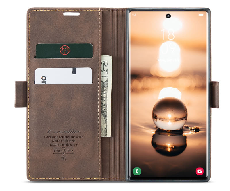 CaseMe Samsung Galaxy S22 Ultra Flip Wallet Case