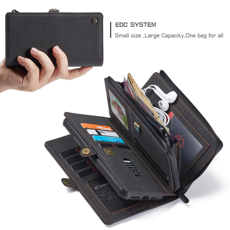 CaseMe iPhone SE Premium Flip Wallet Case